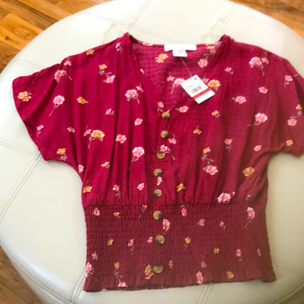 Cute top xsmall nwt